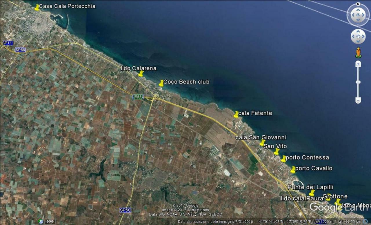 Casa Cala Portecchia Mola di Bari Exteriér fotografie